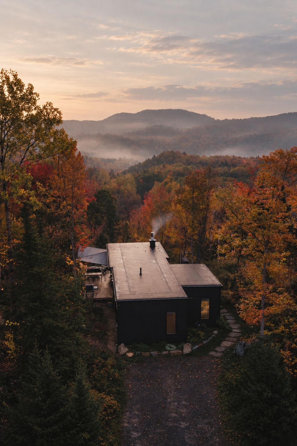 Fall at WOLM Cabin near Mont-Tremblant