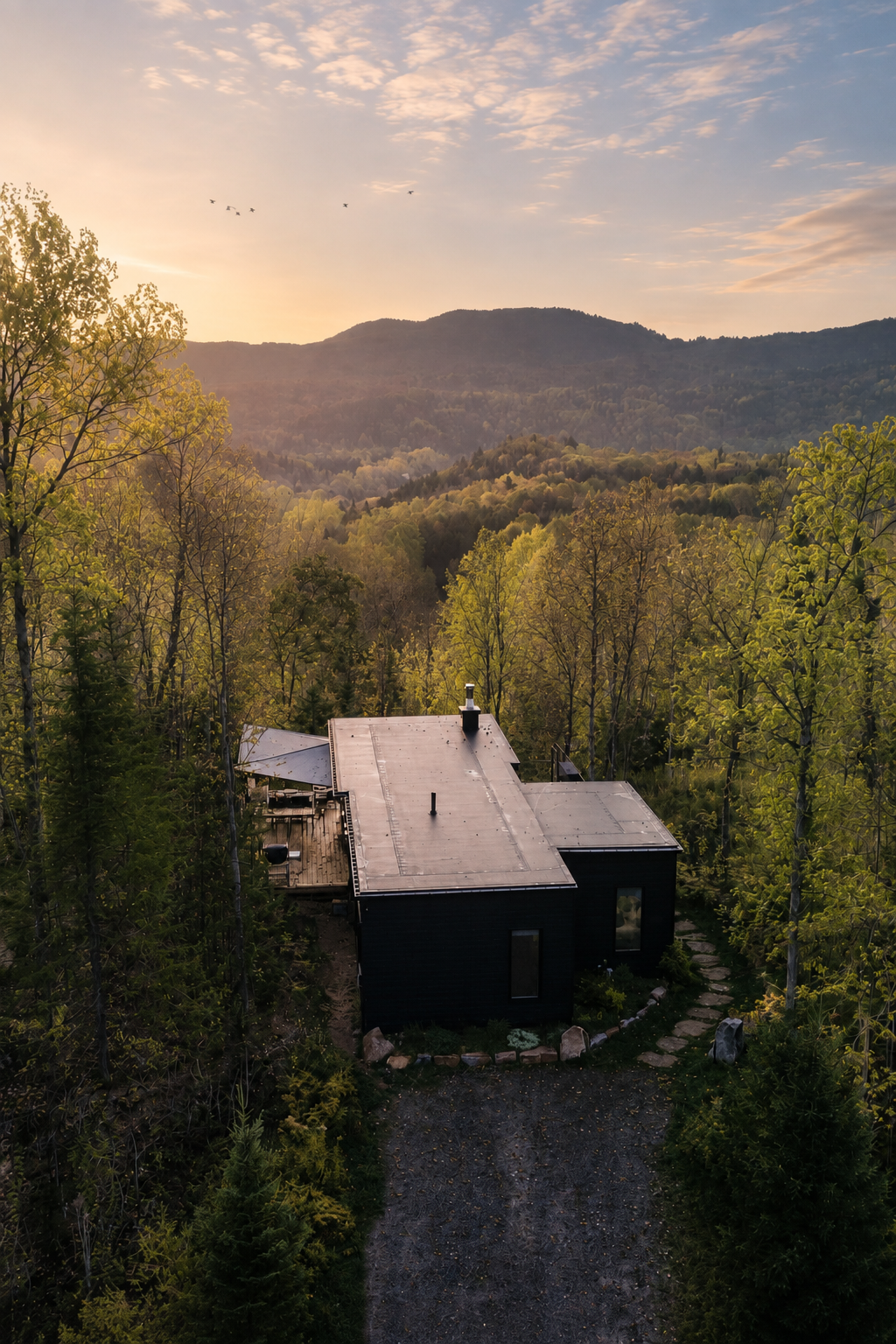 Spring at WOLM Cabin near Mont-Tremblant